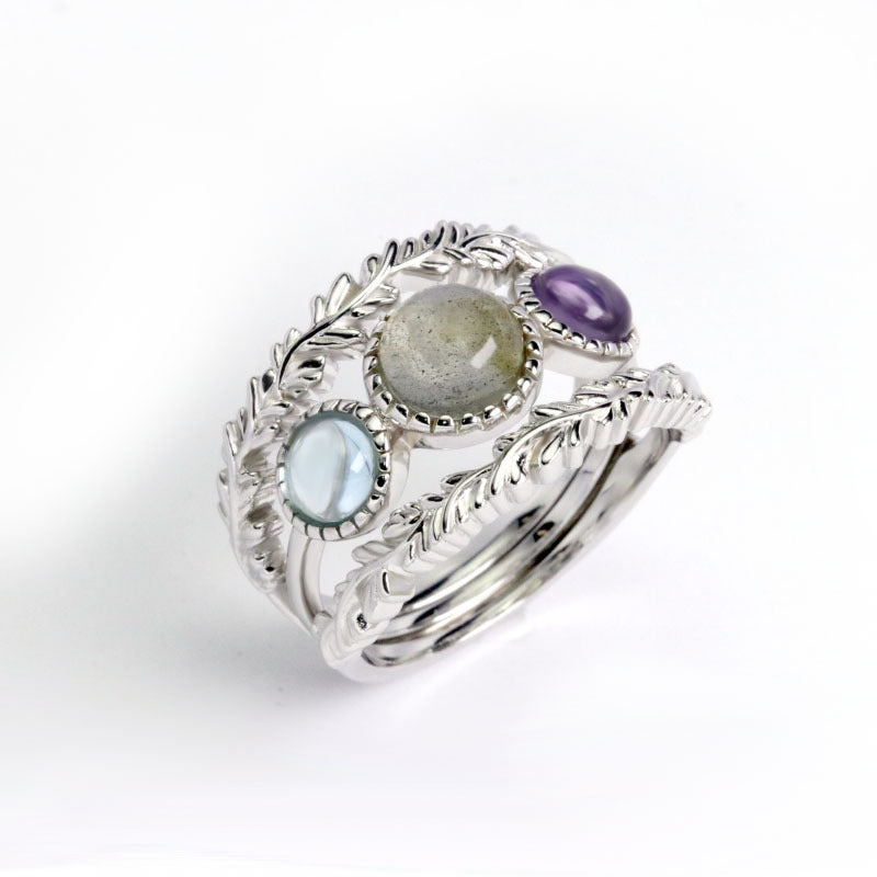 Aurora Mystic Heirloom Ring Set