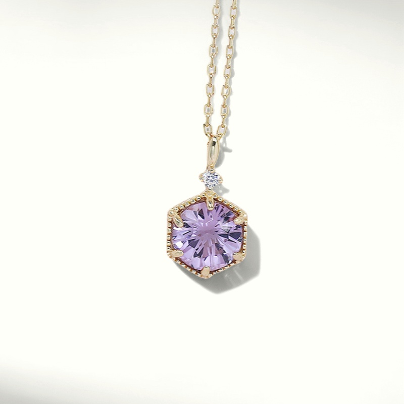 Amethyst Firework Pendant