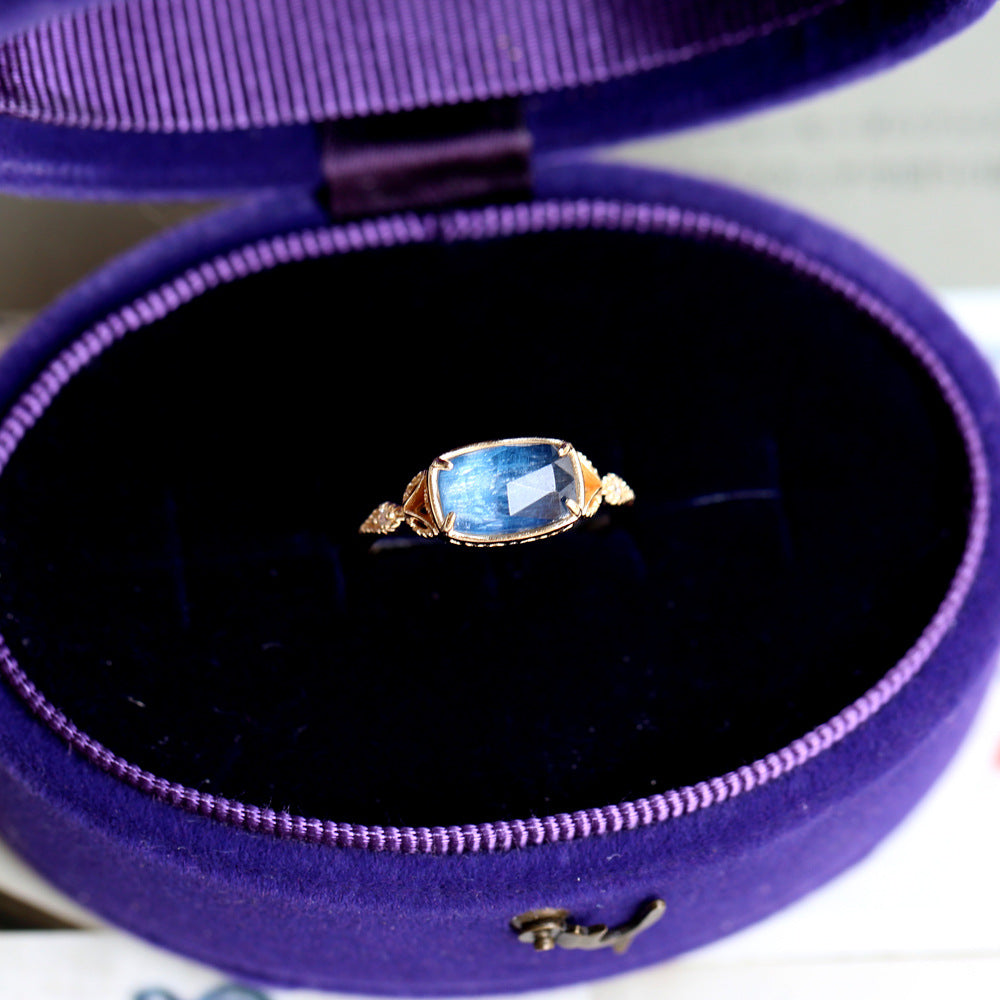 Sterling Silver Ocean Kyanite Ring