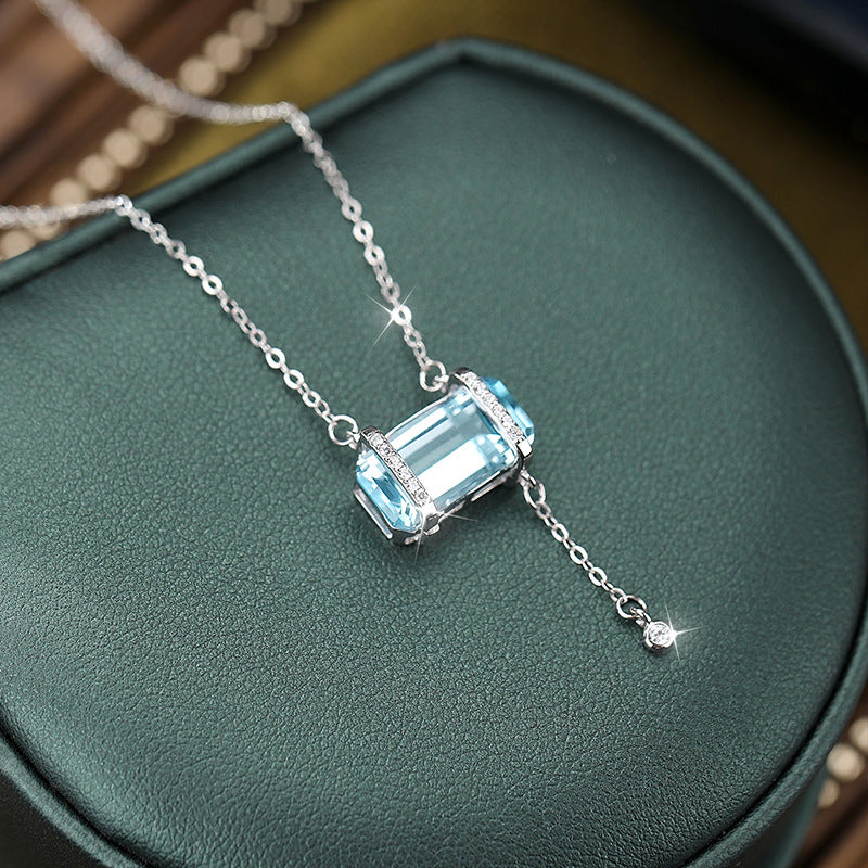 Gem Sugar Cube Necklace