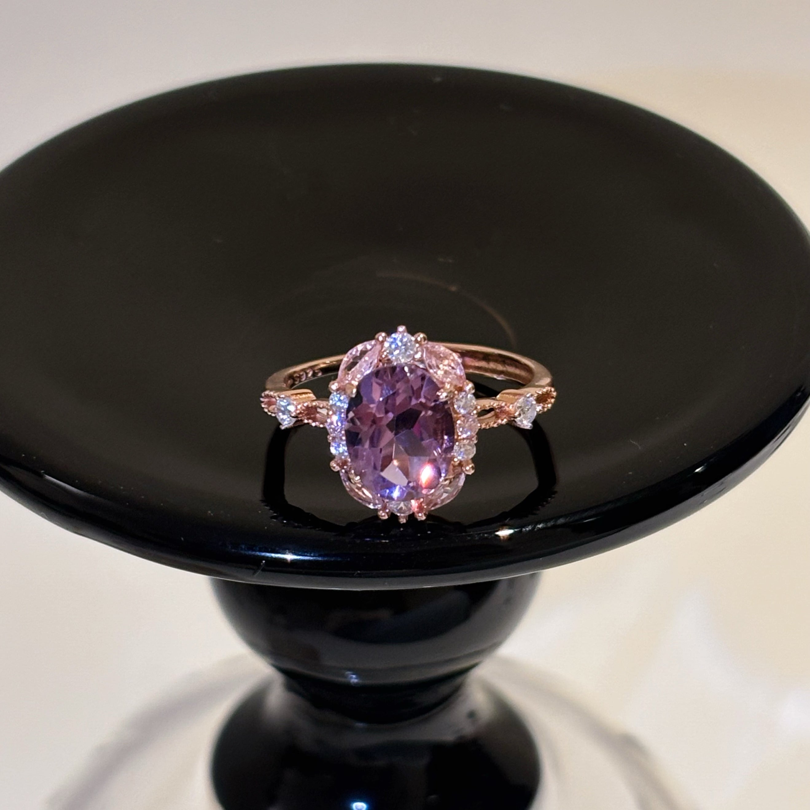 Blooming Amethyst Ring