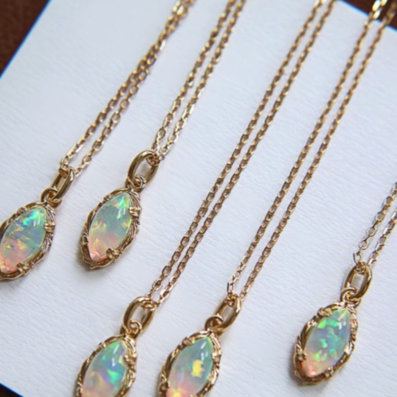 Aurora's Eye Pendant Necklace
