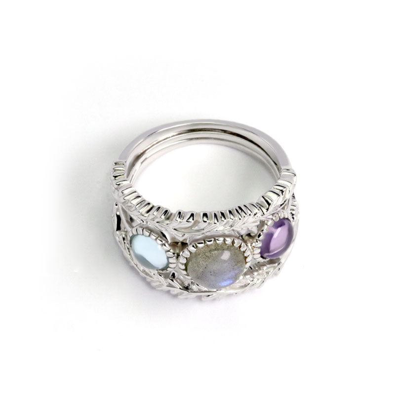 Aurora Mystic Heirloom Ring Set
