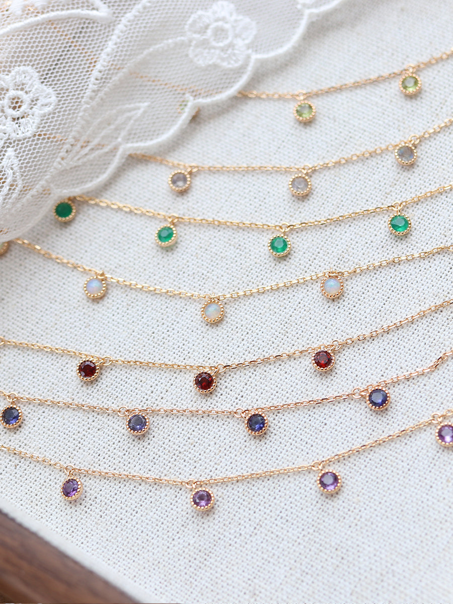 Celestial Drops Gemstone Bracelet
