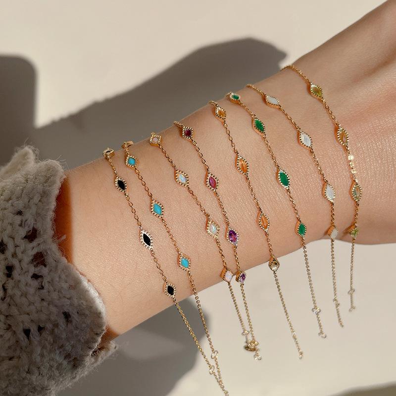 Starlight Gemstone Chain Bracelet