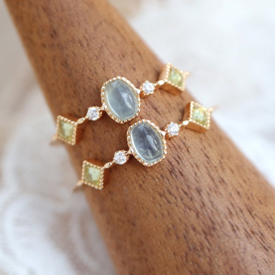 Aqua Verdi Stacking Ring