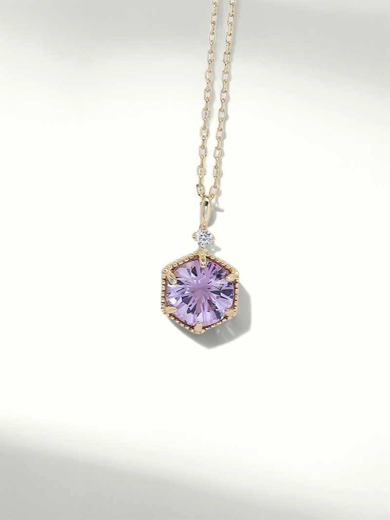 Amethyst Firework Pendant