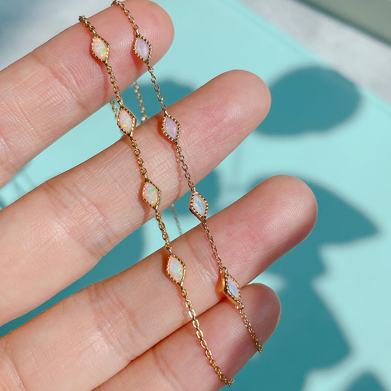 Starlight Gemstone Chain Bracelet