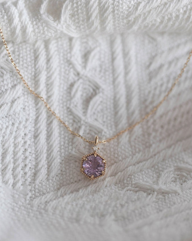 Amethyst Firework Pendant