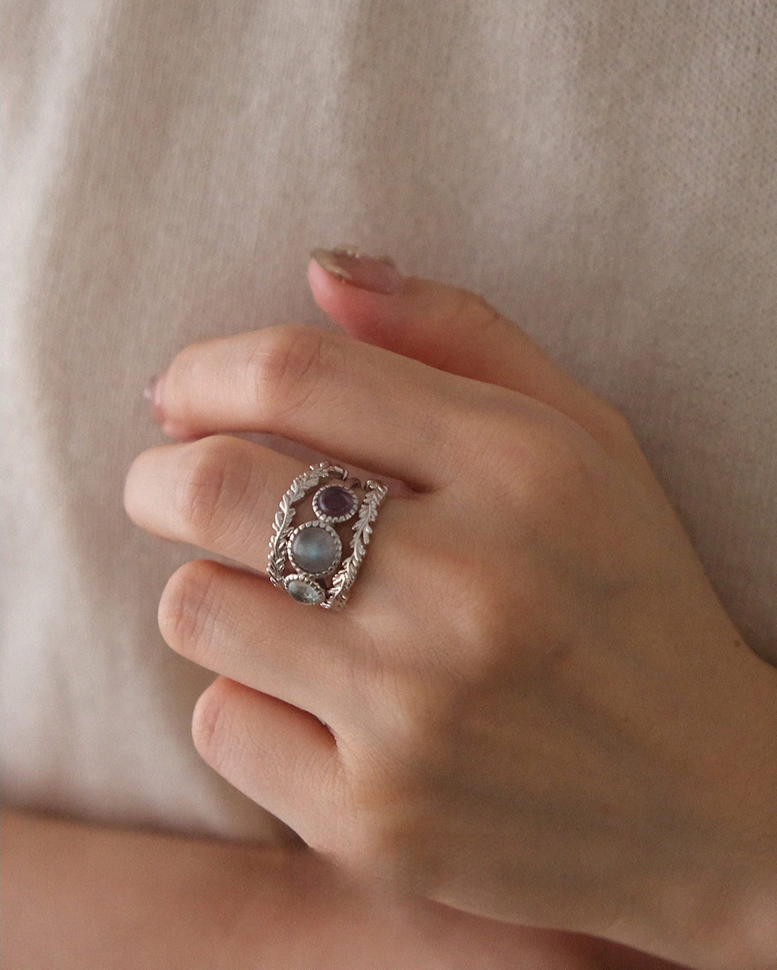 Aurora Mystic Heirloom Ring Set