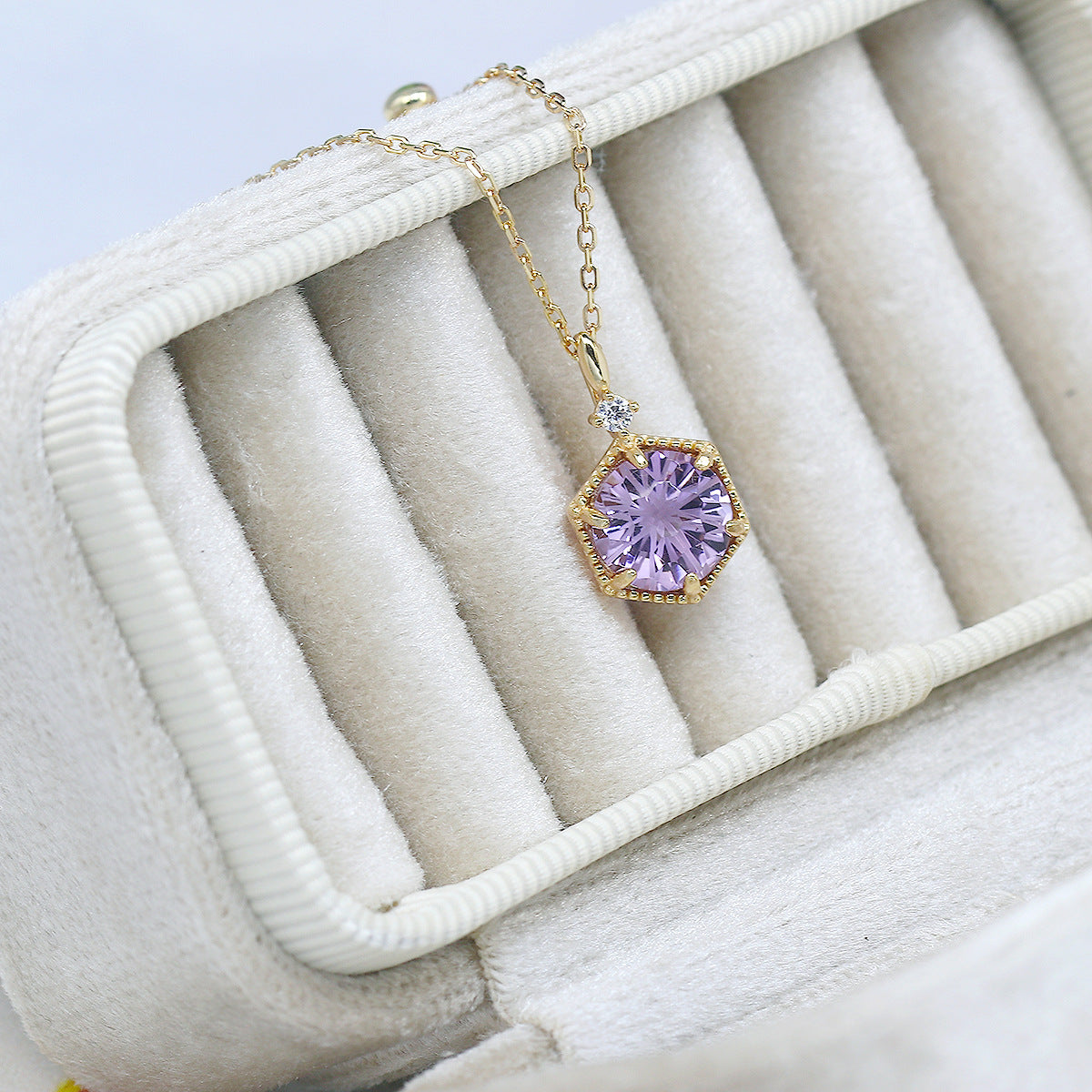Amethyst Firework Pendant
