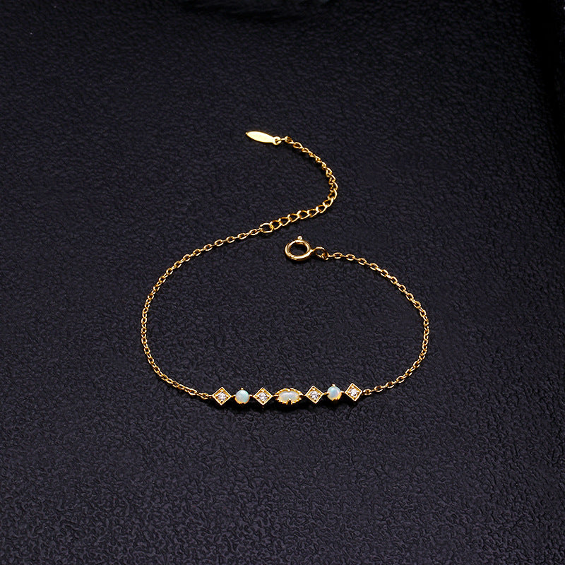Lunar Prism Opal Bracelet