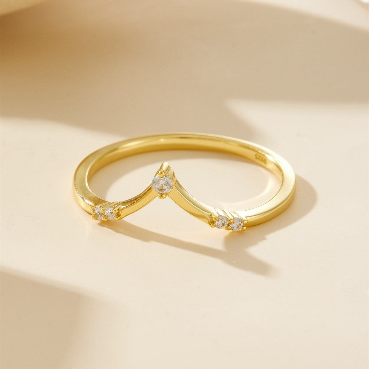 Square Cut Moss Agate Stacking Ring Set