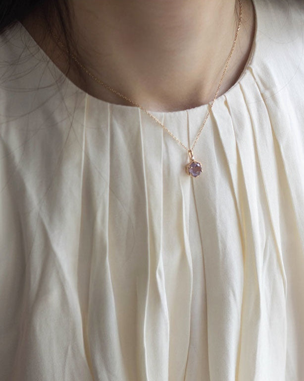 Amethyst Firework Pendant