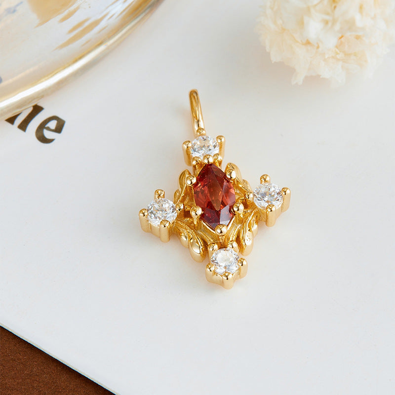 Marquise Garnet Pendant