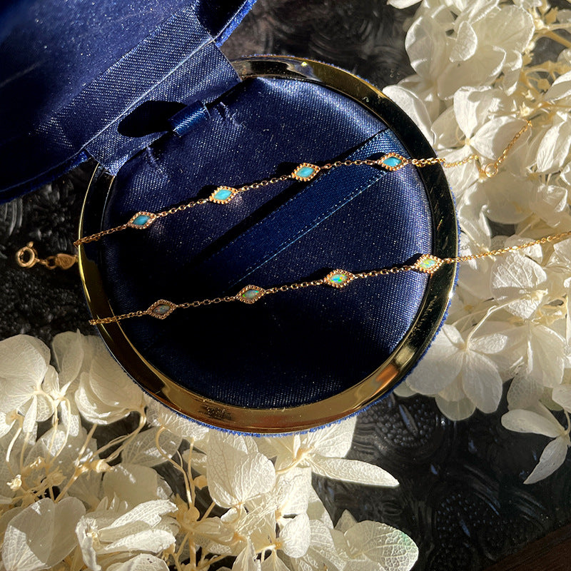 Starlight Gemstone Chain Bracelet
