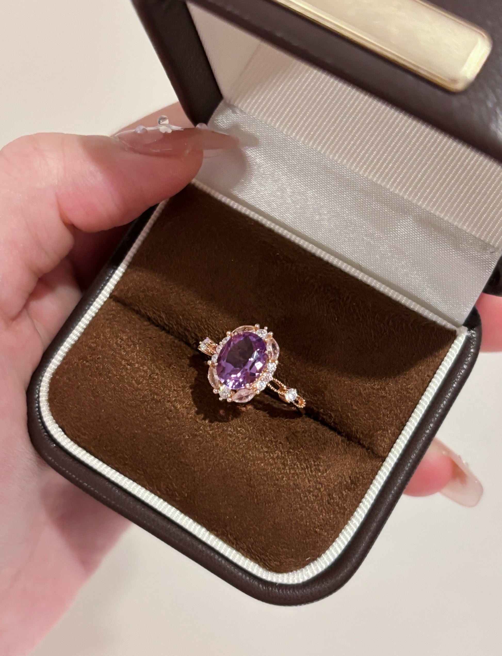 Blooming Amethyst Ring