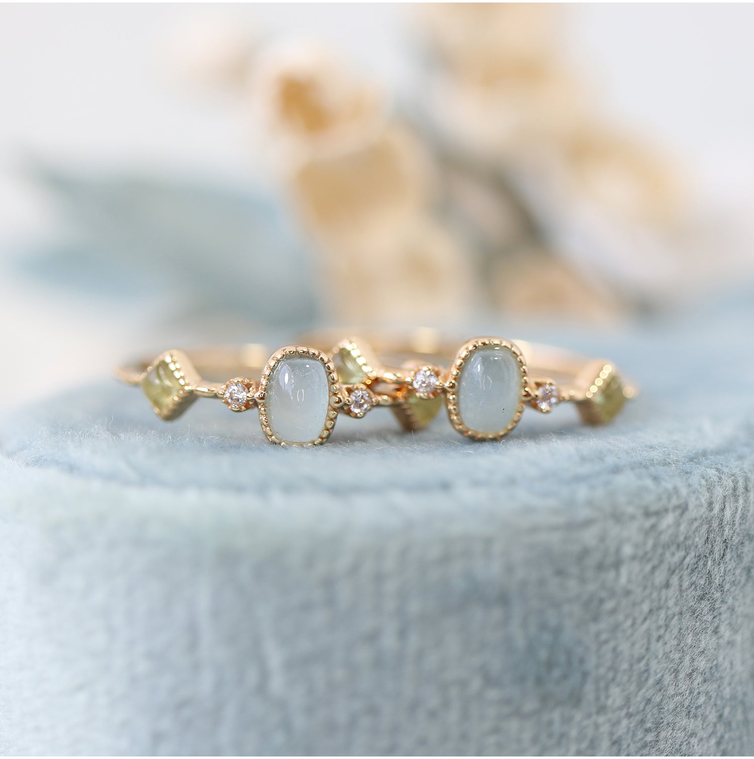 Aqua Verdi Stacking Ring