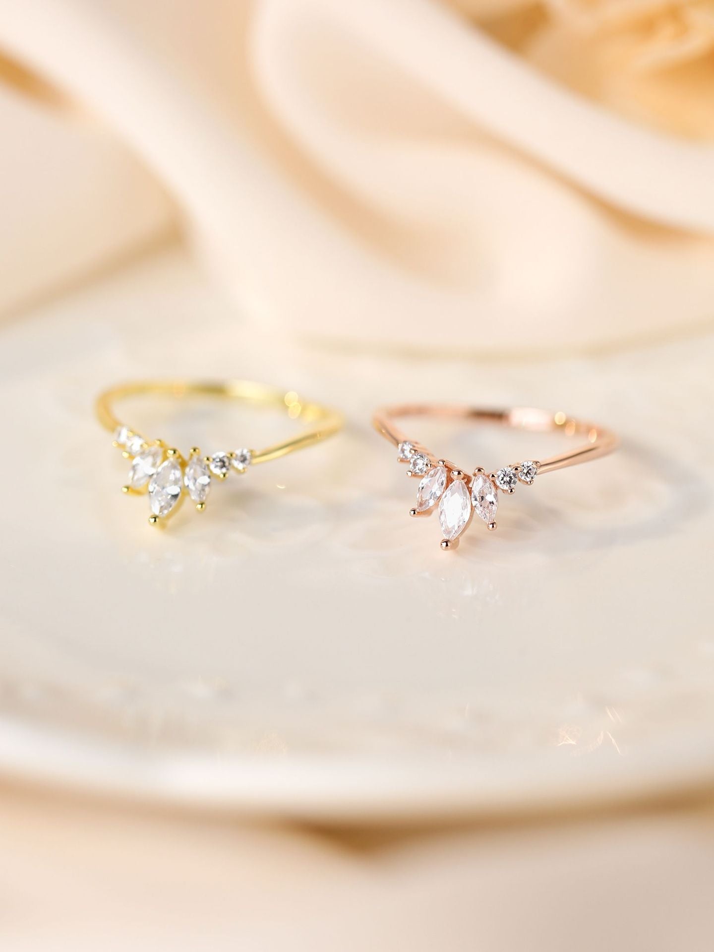 Minimalist Crown Ring in Sterling Silver