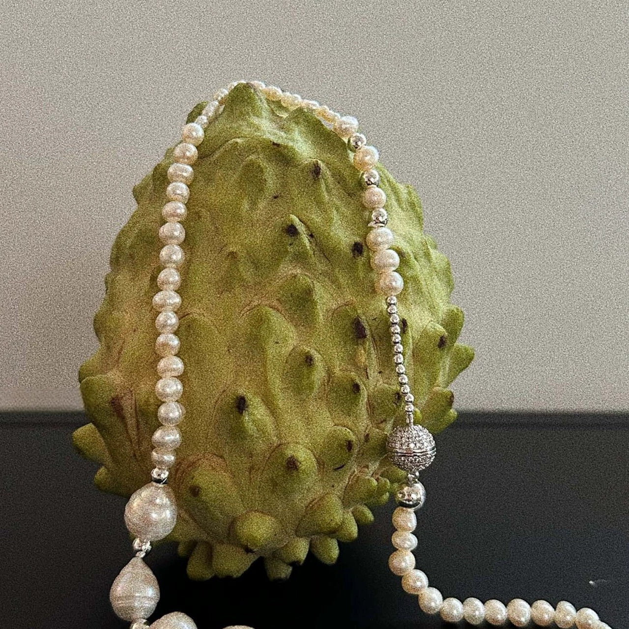 Organic Freshwater Pearl Baroque Necklace