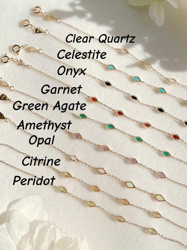 Starlight Gemstone Chain Bracelet