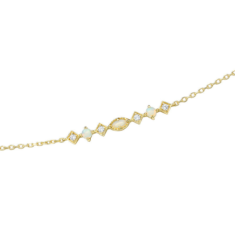 Lunar Prism Opal Bracelet