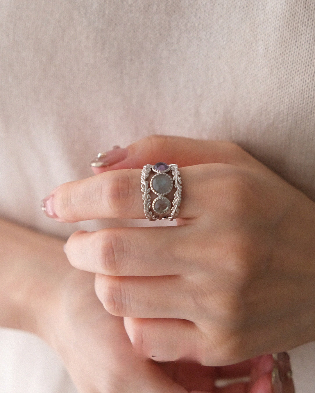 Aurora Mystic Heirloom Ring Set