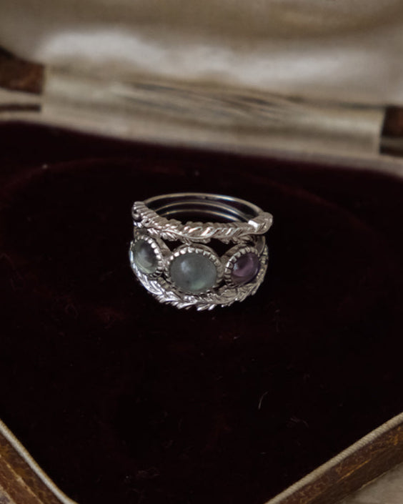 Aurora Mystic Heirloom Ring Set