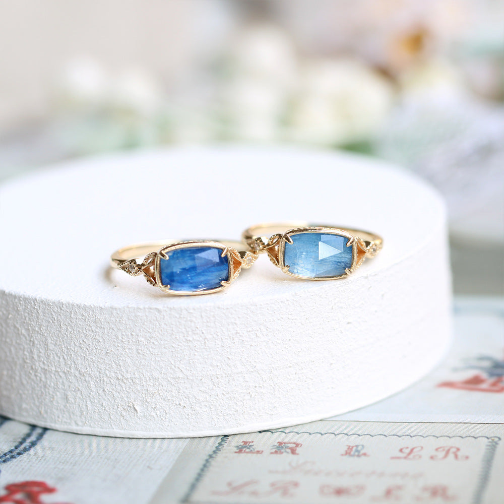 Sterling Silver Ocean Kyanite Ring