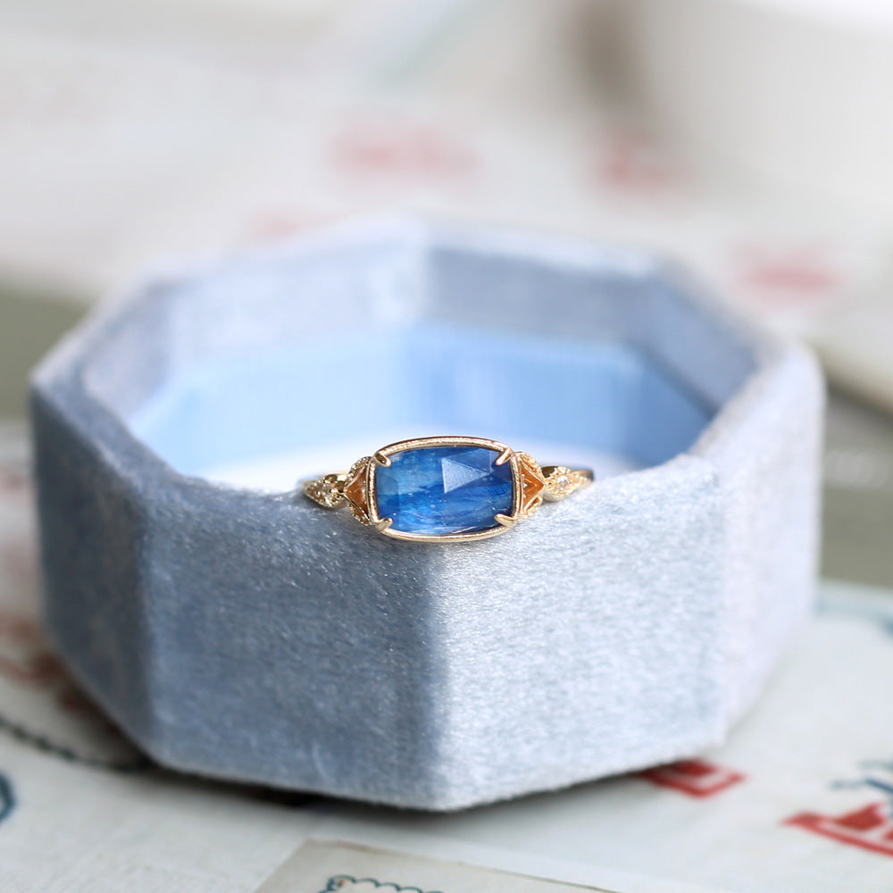 Sterling Silver Ocean Kyanite Ring