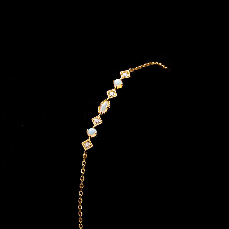 Lunar Prism Opal Bracelet