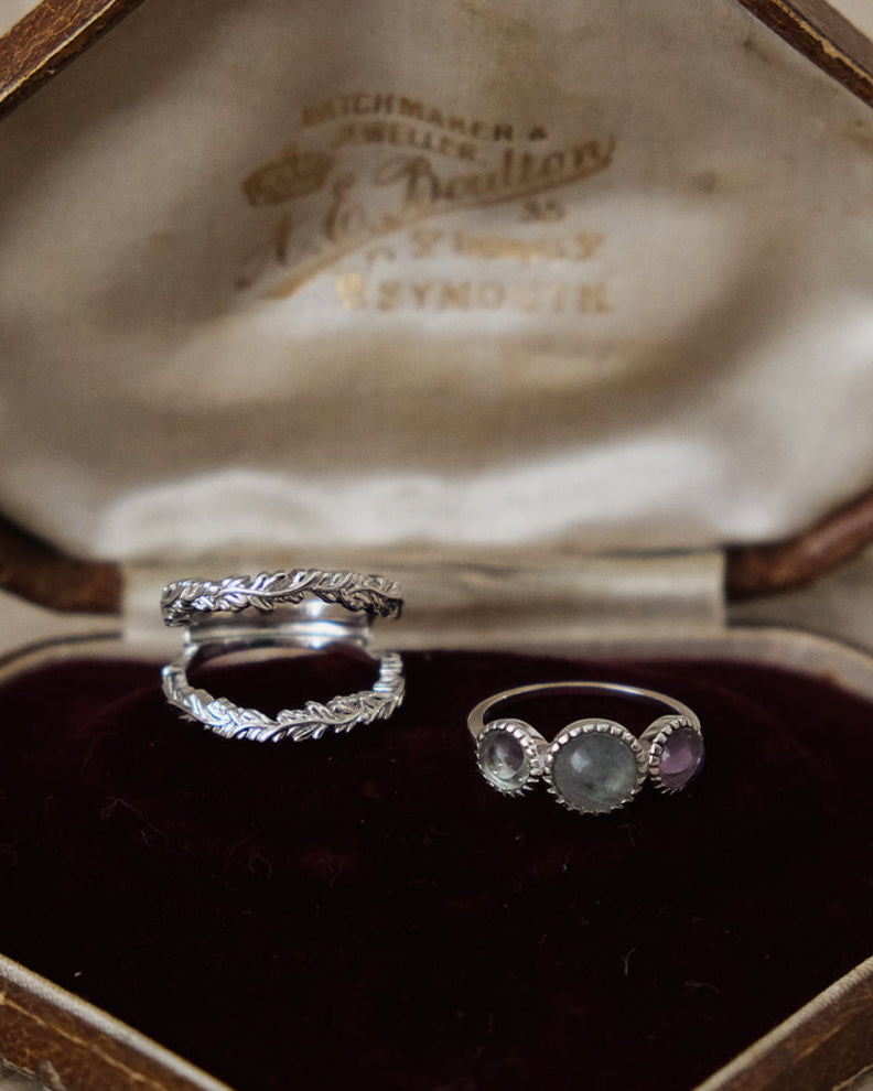 Aurora Mystic Heirloom Ring Set