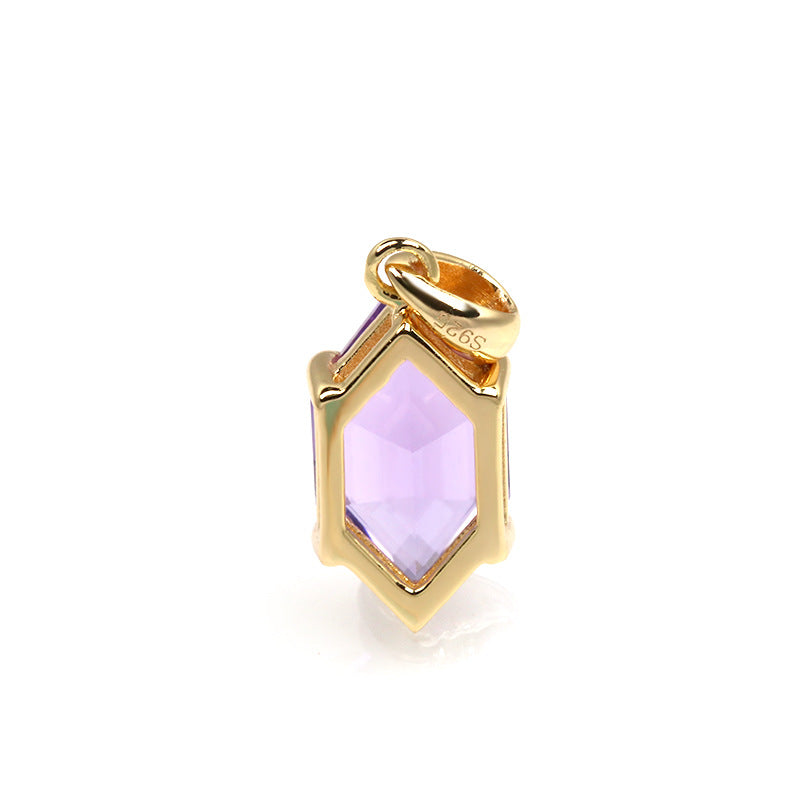 Prism Light Amethyst Pendant