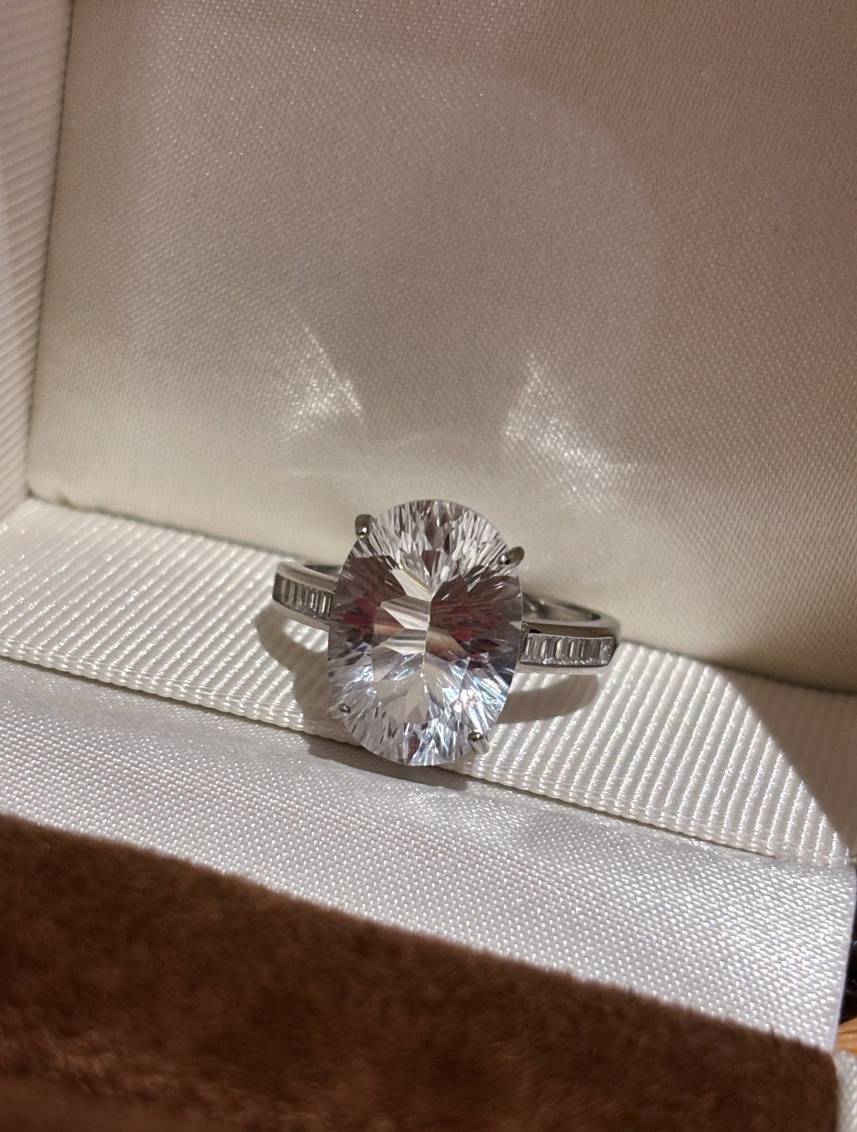 Sterling Silver Millennium Quartz Ring