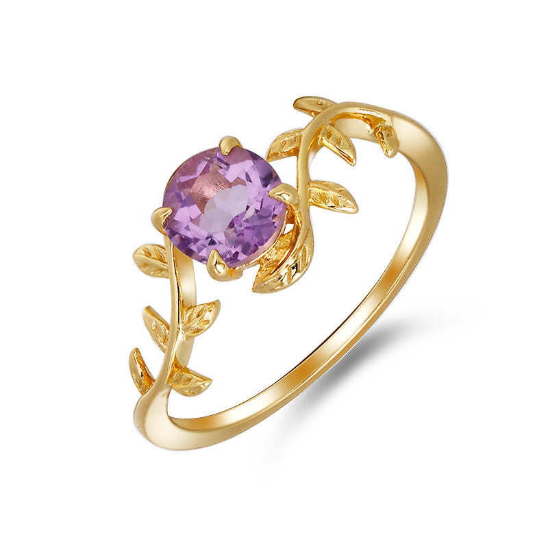 Amethyst Vine Ring