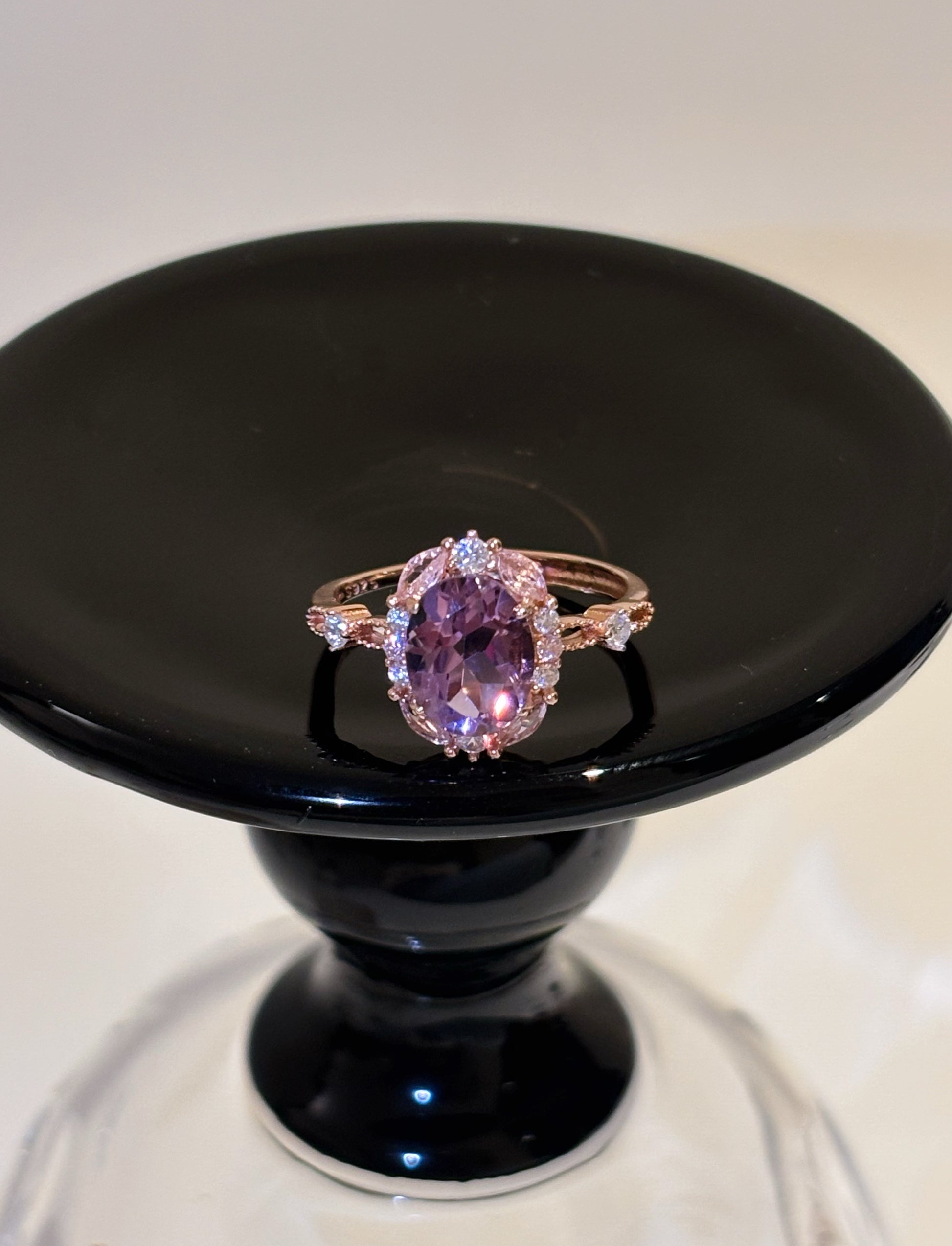 Blooming Amethyst Ring