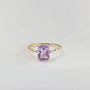 Moonlit Amethyst Ring