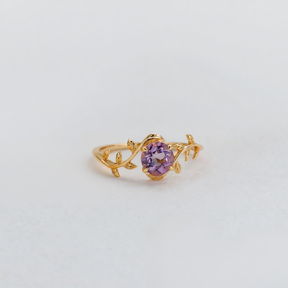 Amethyst Vine Ring