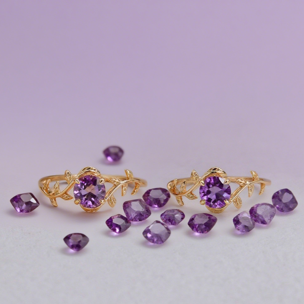 Amethyst Vine Ring