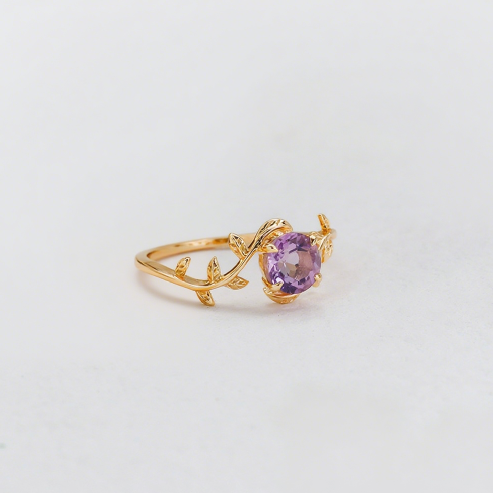 Amethyst Vine Ring