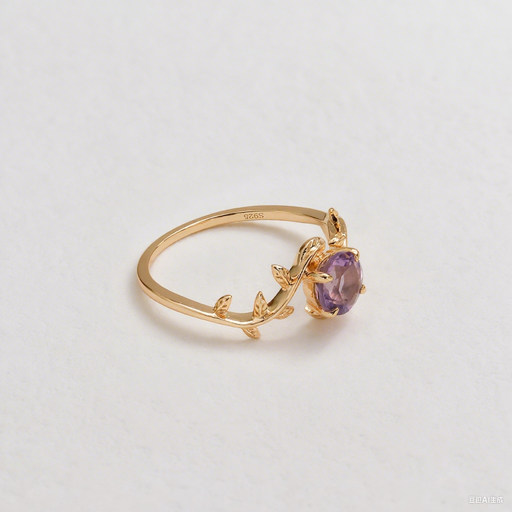 Amethyst Vine Ring