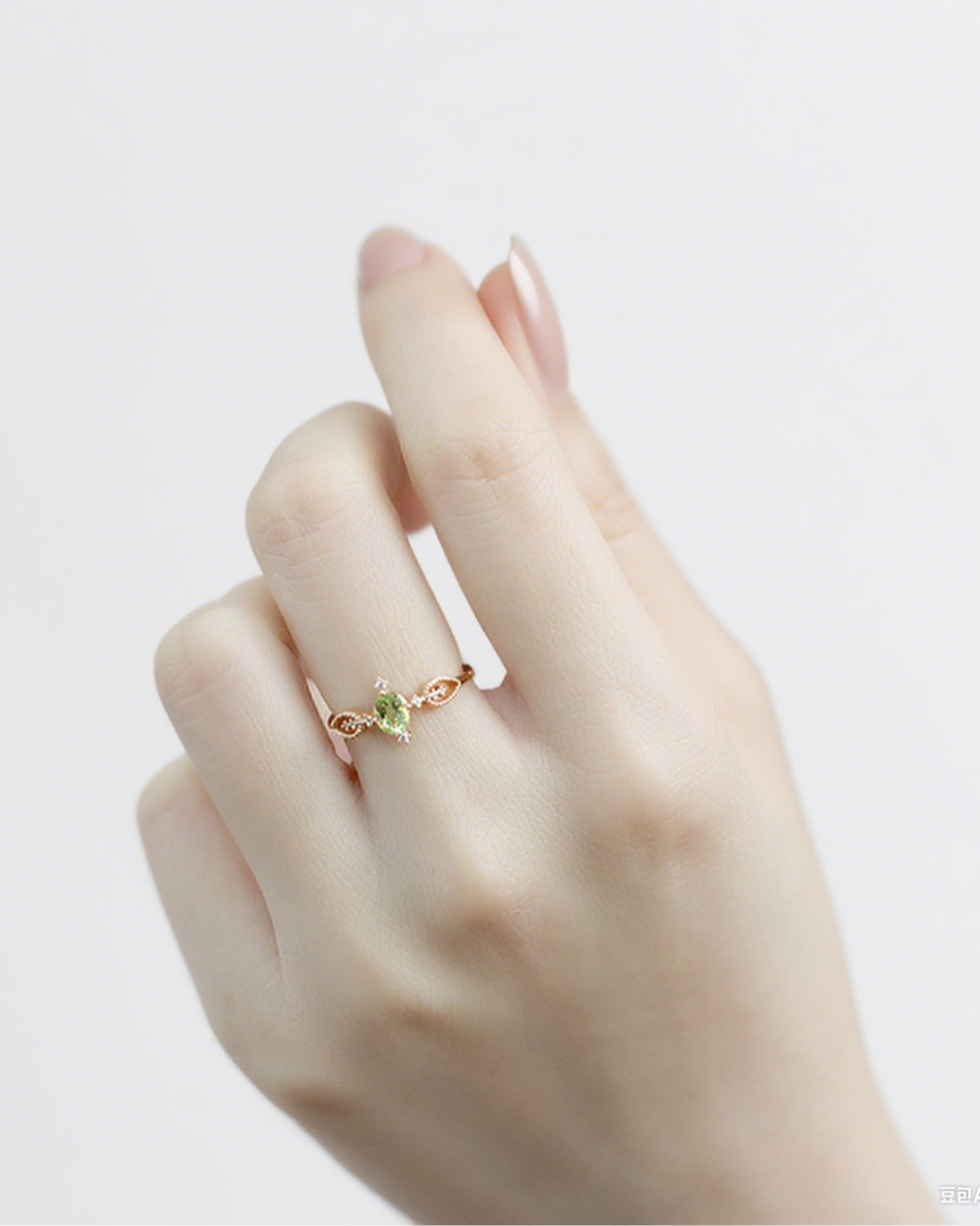 Vintage Meadow Olive Ring
