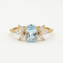 Blue Topaz Bloom Ring