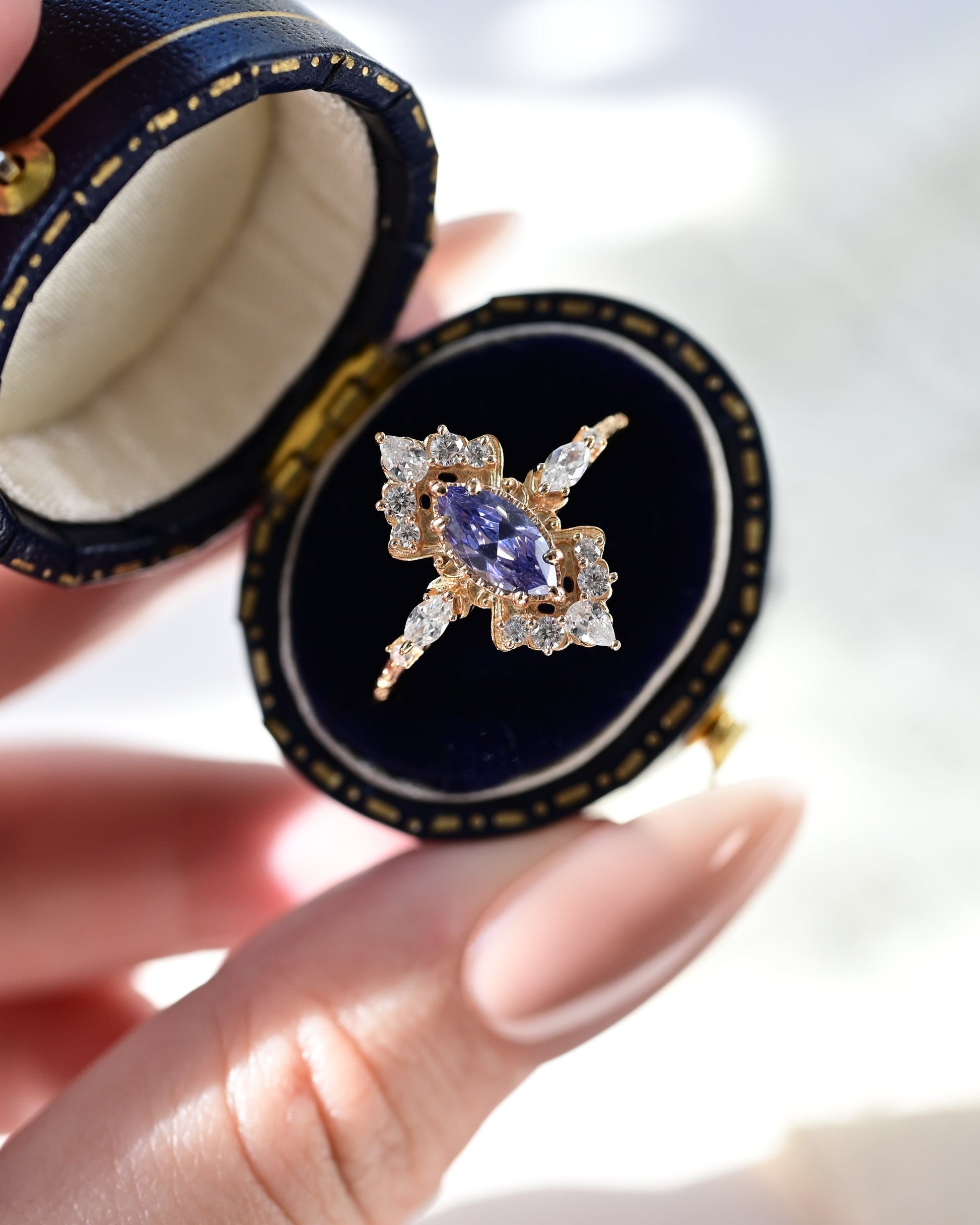 Marquise Tanzan Radiance Ring