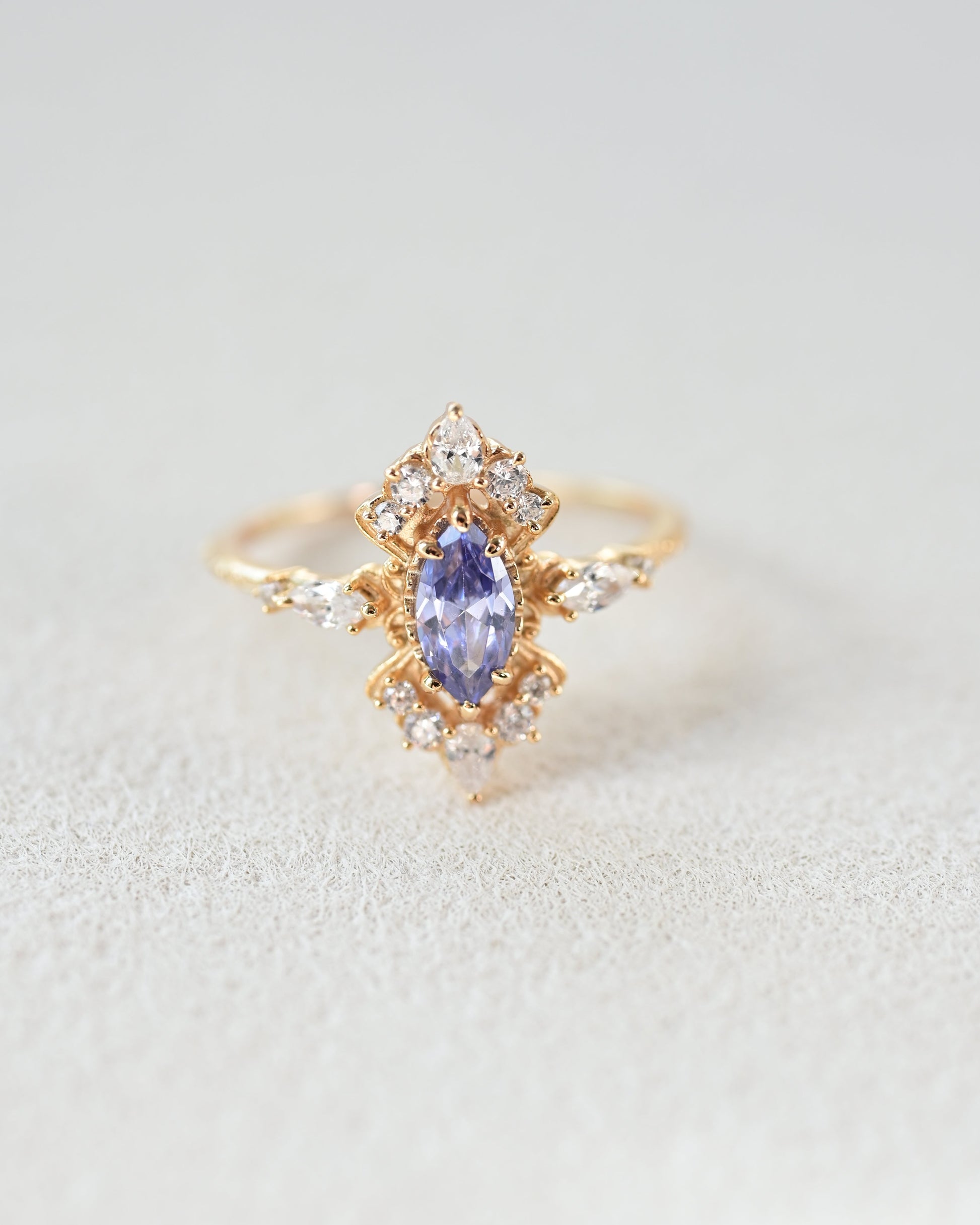 Marquise Tanzan Radiance Ring
