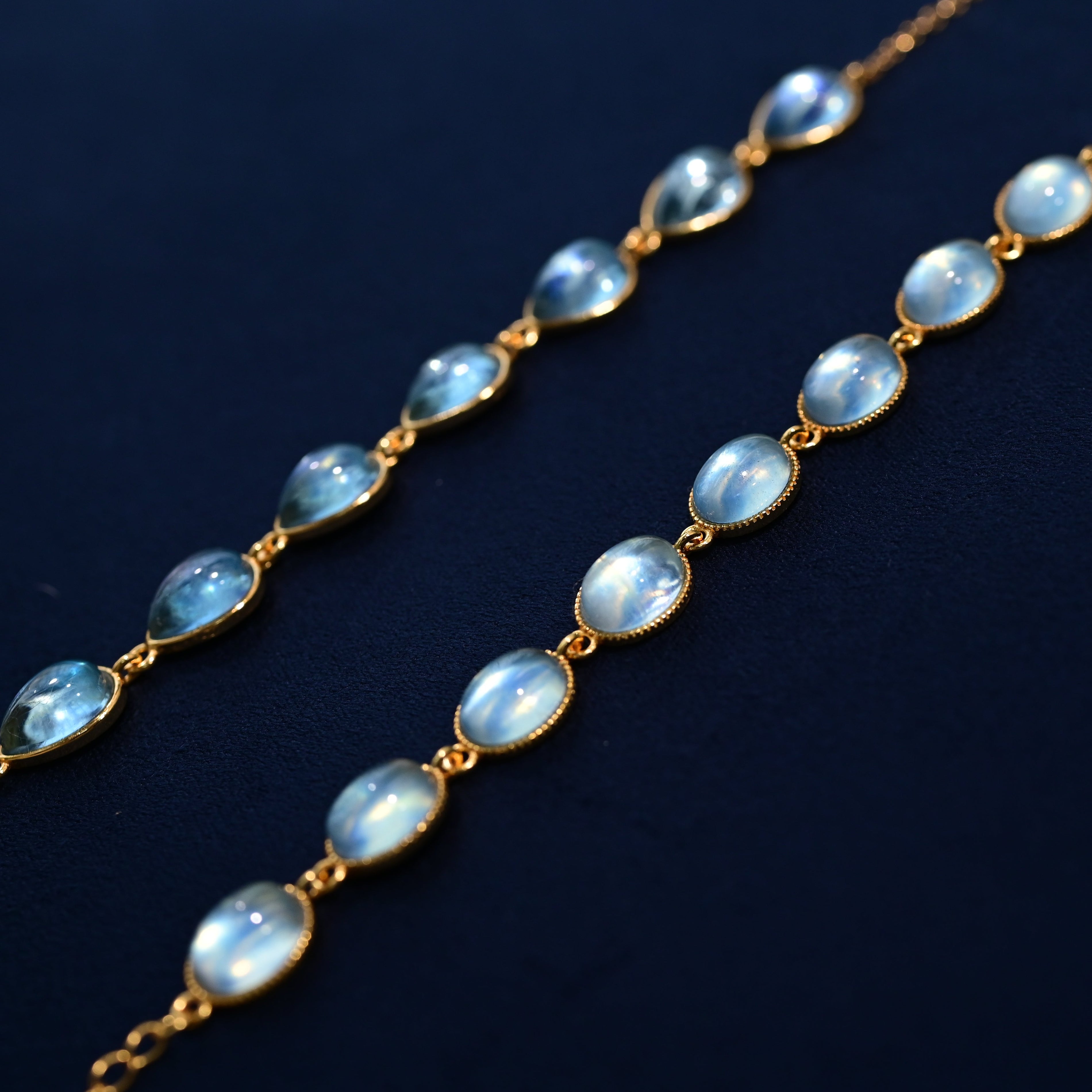 Aquamarine Link Bracelet