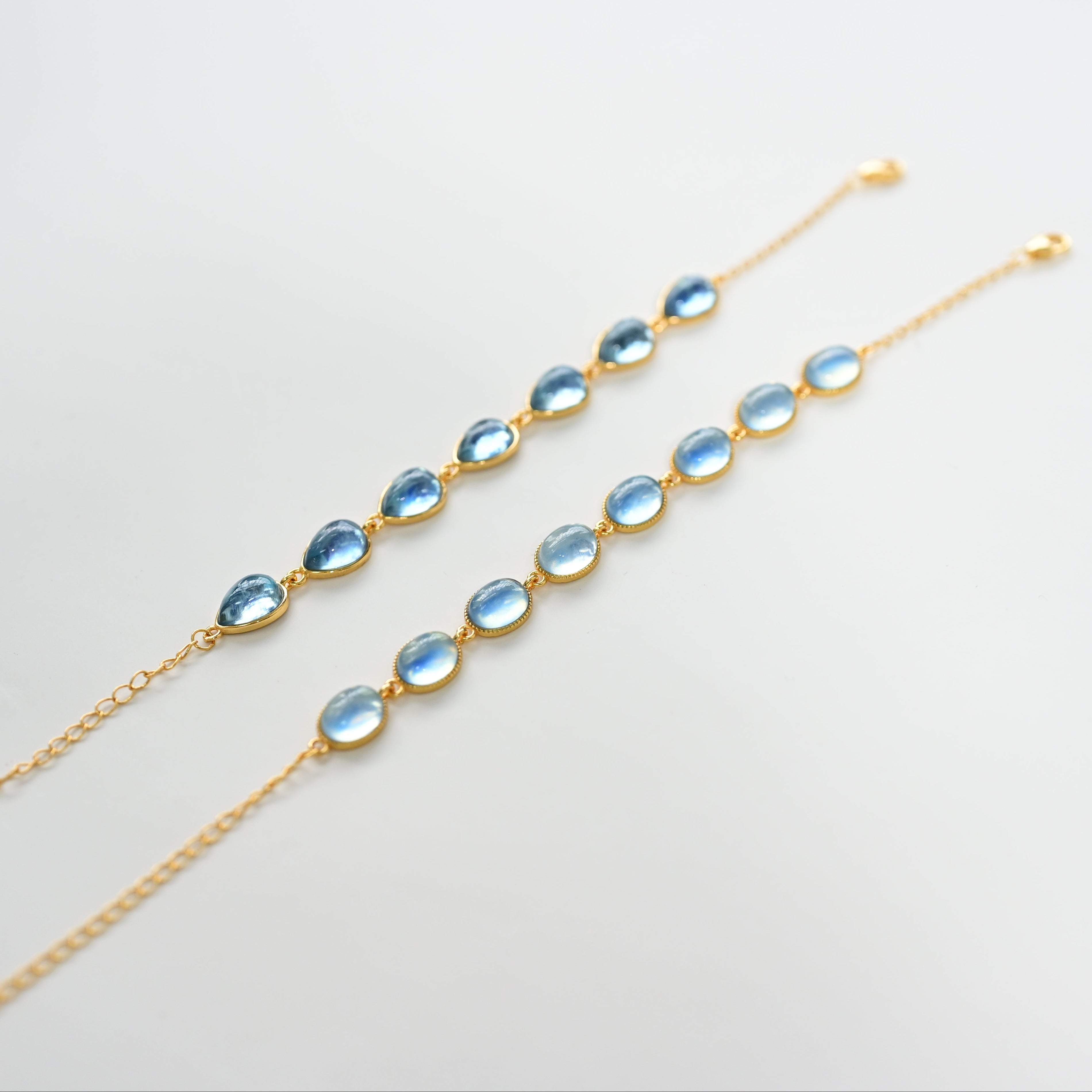Aquamarine Link Bracelet
