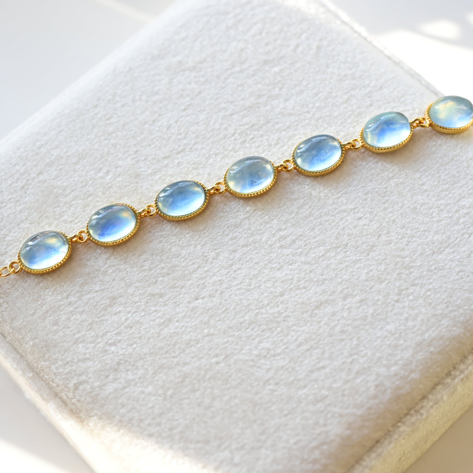 Aquamarine Link Bracelet
