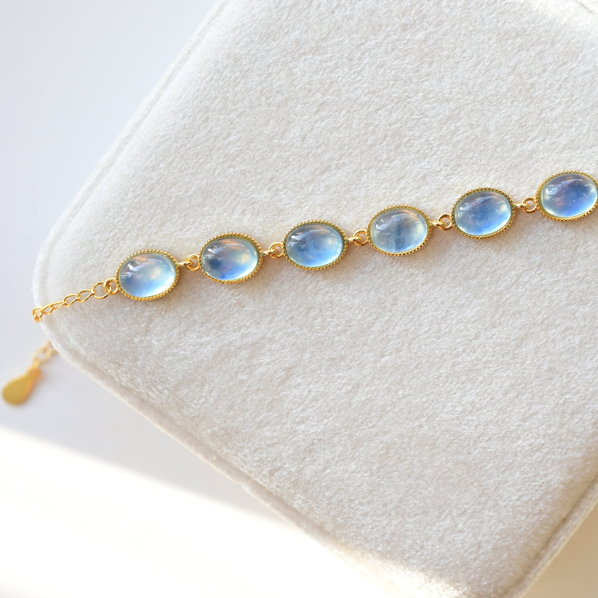 Aquamarine Link Bracelet