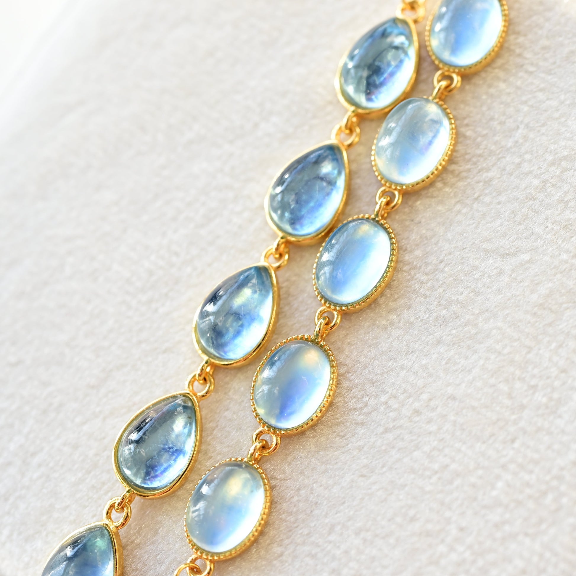 Aquamarine Link Bracelet